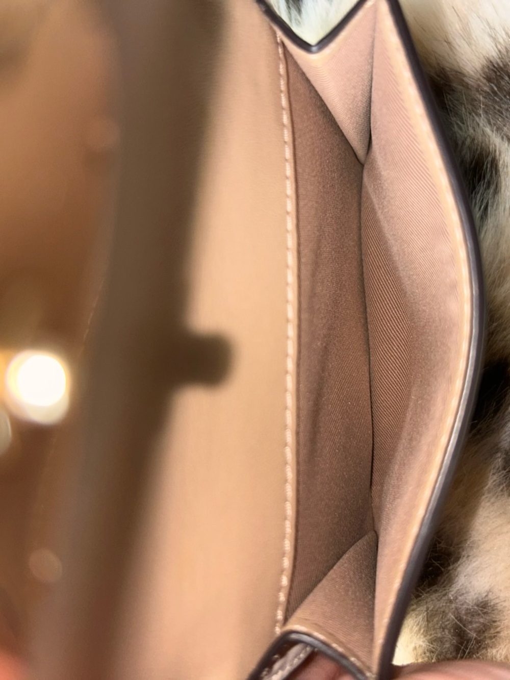 Coach Eliza Small Wallet in Signature Canvas CP255 in Gold/Light Khaki Chalk - Picture 8 of 14